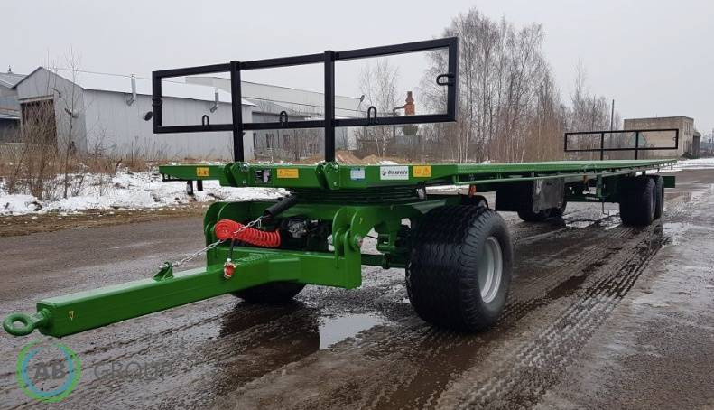 Dinapolis bale trailer RP-10500, 14 t - Rimorkio bujqësore me platformë: foto 3 Dinapolis bale trailer RP-10500, 14 t - Rimorkio bujqësore me platformë: foto 3