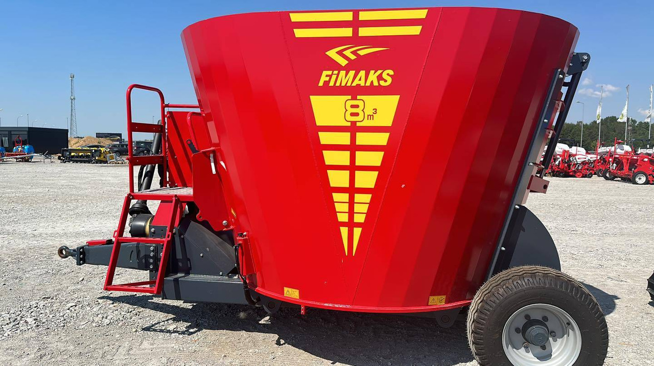Fimaks vertical feeder mixer FMV8L, 8 m3 - Vagon për përzierjen e foragjereve: foto 1 Fimaks vertical feeder mixer FMV8L, 8 m3 - Vagon për përzierjen e foragjereve: foto 1
