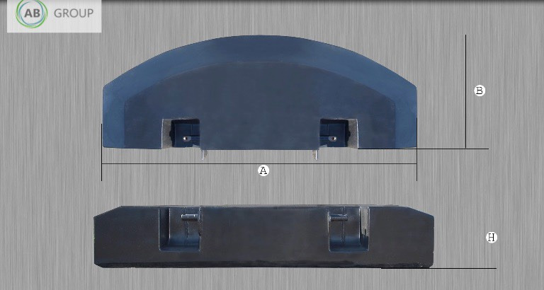Kaber rear counterweight type D, 700 kg - Kundërpeshë: foto 2 Kaber rear counterweight type D, 700 kg - Kundërpeshë: foto 2