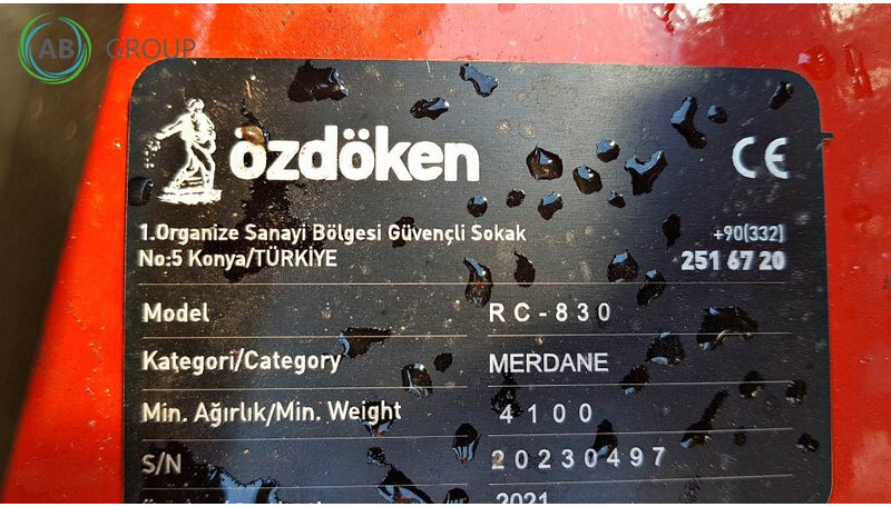 Özdöken wał Cambridge RC 830, 8,3 m - Rul bujqësor: foto 3 Özdöken wał Cambridge RC 830, 8,3 m - Rul bujqësor: foto 3