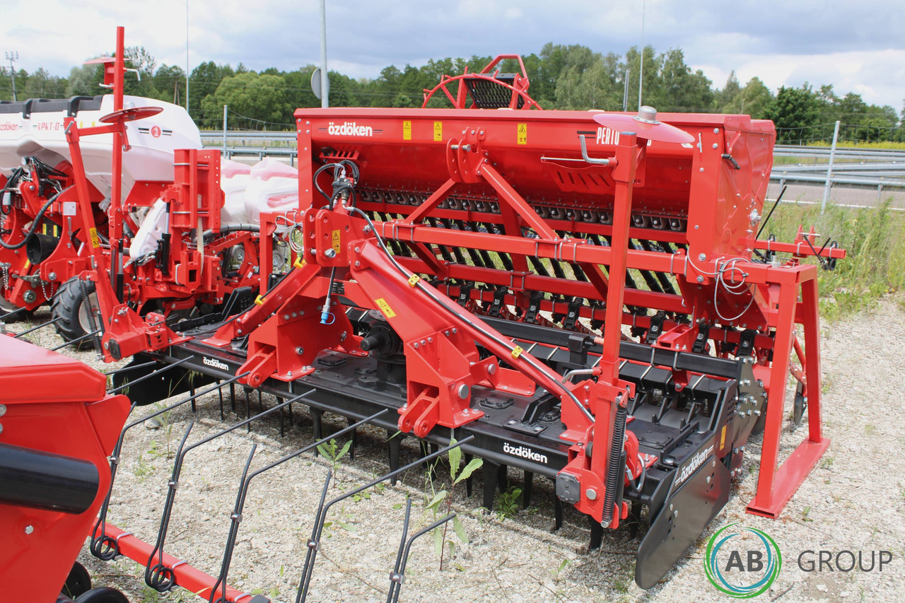 Seedbed and seeding unit mounted on Ozdoken Pertum CS-300 active harrow – single-disc coulter, Packer roller - Mbjellëse e kombinuar në radhë: foto 1 Seedbed and seeding unit mounted on Ozdoken Pertum CS-300 active harrow – single-disc coulter, Packer roller - Mbjellëse e kombinuar në radhë: foto 1