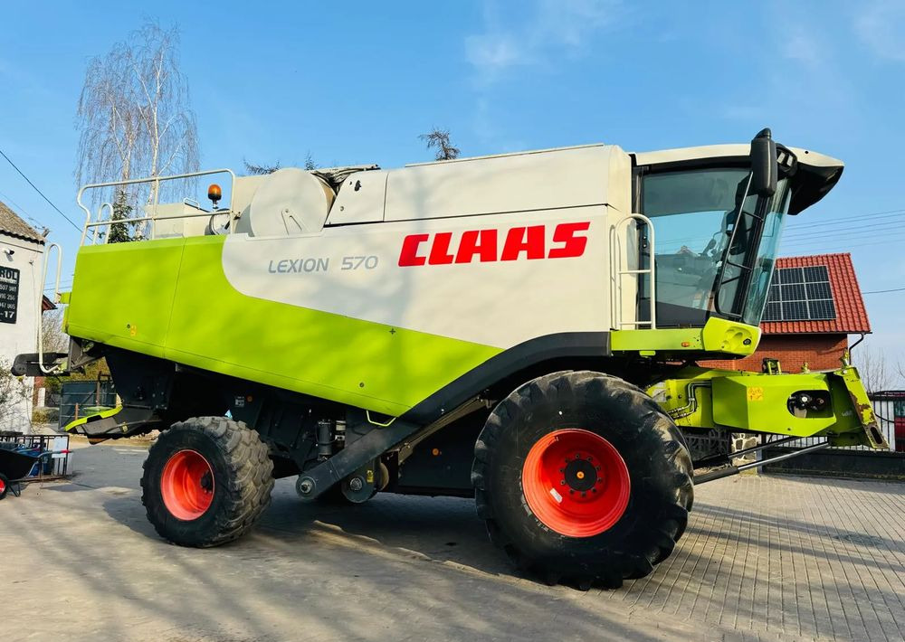 Claas Lexion 570 - Autokombajnë: foto 1 Claas Lexion 570 - Autokombajnë: foto 1