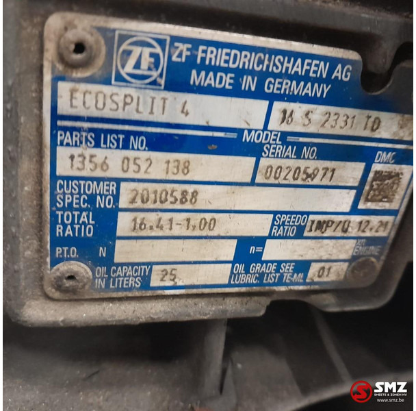 DAF Occ versnellingsbak 16S2331TD + intarder DAF - Kutia e marsheve për Kamioni: foto 5 DAF Occ versnellingsbak 16S2331TD + intarder DAF - Kutia e marsheve për Kamioni: foto 5