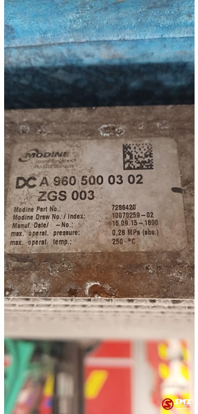 Mercedes-Benz Occ intercooler OM470LA Mercedes - Ftohësi i ndërmjetëm për Kamioni: foto 4 Mercedes-Benz Occ intercooler OM470LA Mercedes - Ftohësi i ndërmjetëm për Kamioni: foto 4