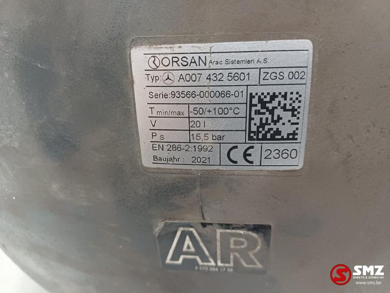 Mercedes-Benz Occ luchtketel 20L 15.5Bar Mercedes - Pjesë këmbimi për Kamioni: foto 5 Mercedes-Benz Occ luchtketel 20L 15.5Bar Mercedes - Pjesë këmbimi për Kamioni: foto 5