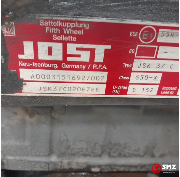 Jost Occ koppelschotel JSK37C + montageplaat Jost - Bashkues i rrotës së pestë për Kamioni: foto 5 Jost Occ koppelschotel JSK37C + montageplaat Jost - Bashkues i rrotës së pestë për Kamioni: foto 5
