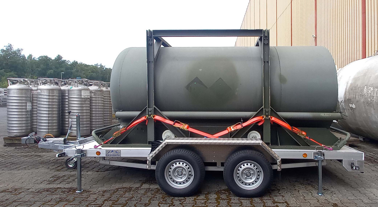 CRYOBASE Gas tank cryogenic trailer used for nitrogen, oxygen, argon - Rimorkio me bot: foto 2 CRYOBASE Gas tank cryogenic trailer used for nitrogen, oxygen, argon - Rimorkio me bot: foto 2