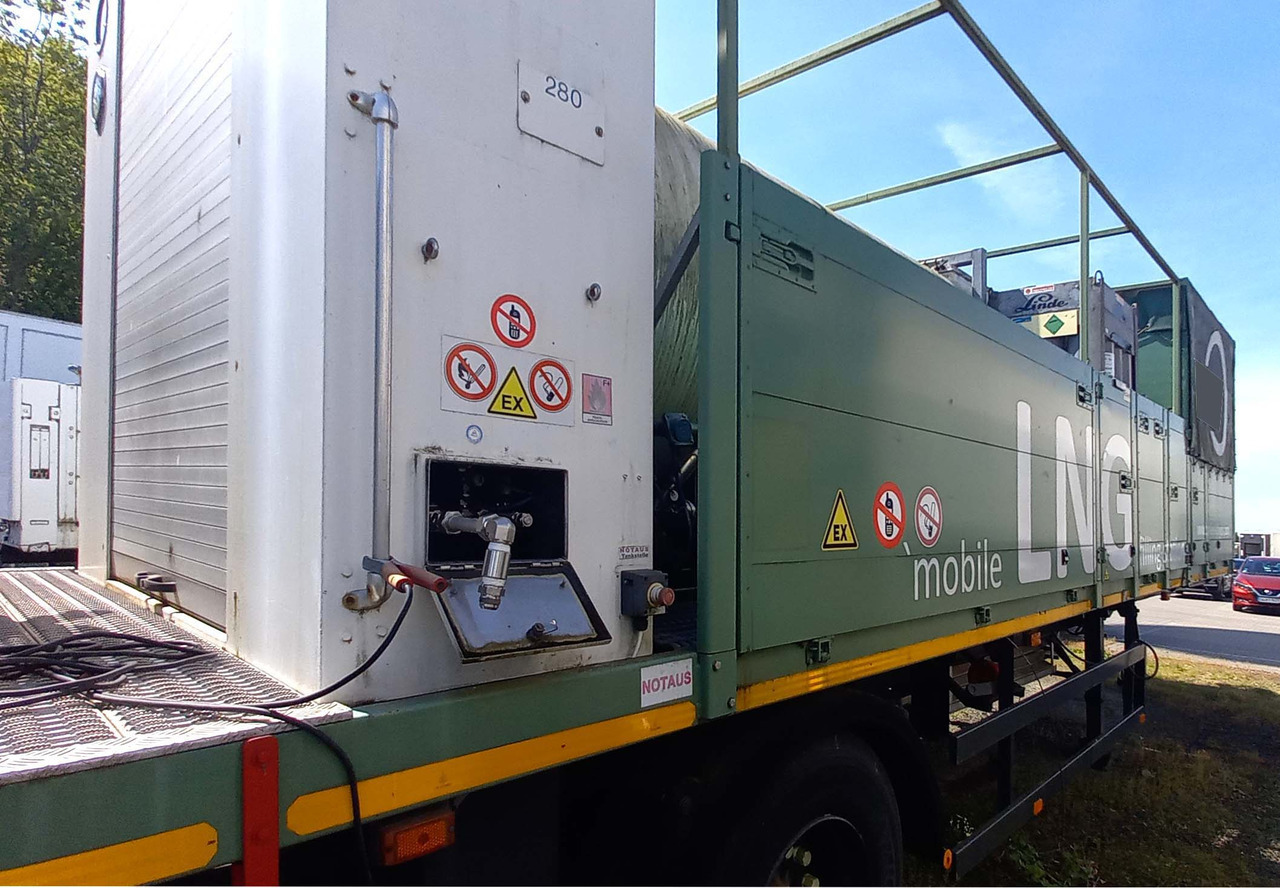 Messer Griesheim Gas tank semi-trailer used for LNG/CNG mobile filling station Methan Gas Cryogenic - Gjysmë rimorkio me bot: foto 4 Messer Griesheim Gas tank semi-trailer used for LNG/CNG mobile filling station Methan Gas Cryogenic - Gjysmë rimorkio me bot: foto 4