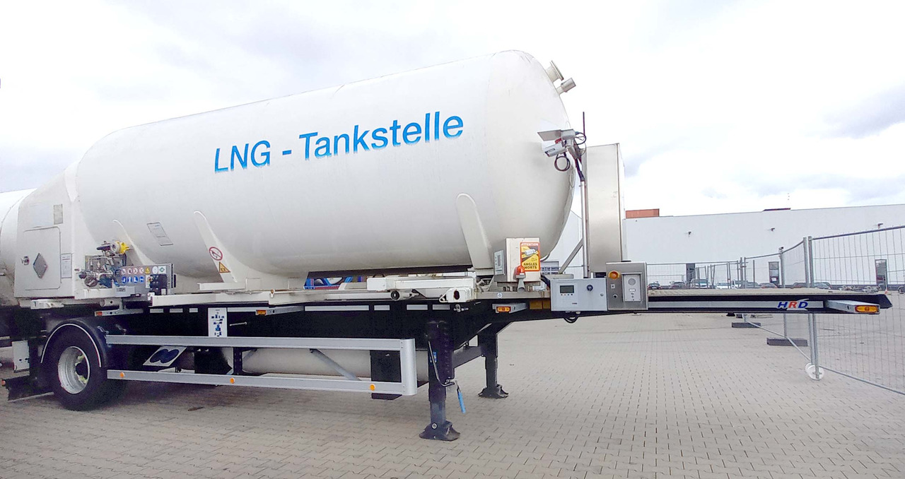 Schwingenschlögel LNG tank filling station Methan Gas Cryogenic tank gas tank - Gjysmë rimorkio me bot: foto 1 Schwingenschlögel LNG tank filling station Methan Gas Cryogenic tank gas tank - Gjysmë rimorkio me bot: foto 1