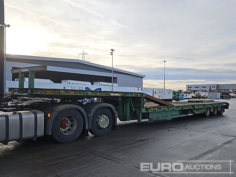2003 SM TRAILERS Tri Axle Extendable Stepframe Low Loader Trailer, Neck Ramps, Wheel Wells, Steel Ramps - Gjysmë rimorkio me plan ngarkimi të ulët: foto 1 2003 SM TRAILERS Tri Axle Extendable Stepframe Low Loader Trailer, Neck Ramps, Wheel Wells, Steel Ramps - Gjysmë rimorkio me plan ngarkimi të ulët: foto 1