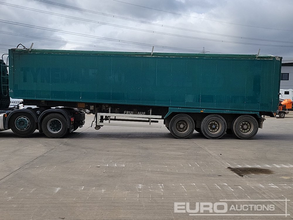 2008 Fruehauf Tri Axle Tipping Trailer, Easy Sheet - Gjysmë rimorkio vetëshkarkuese: foto 2 2008 Fruehauf Tri Axle Tipping Trailer, Easy Sheet - Gjysmë rimorkio vetëshkarkuese: foto 2