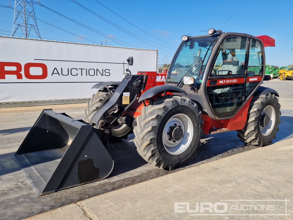 2012 Manitou MLT 634-120 LSU - Ekskavator teleskopik: foto 1 2012 Manitou MLT 634-120 LSU - Ekskavator teleskopik: foto 1