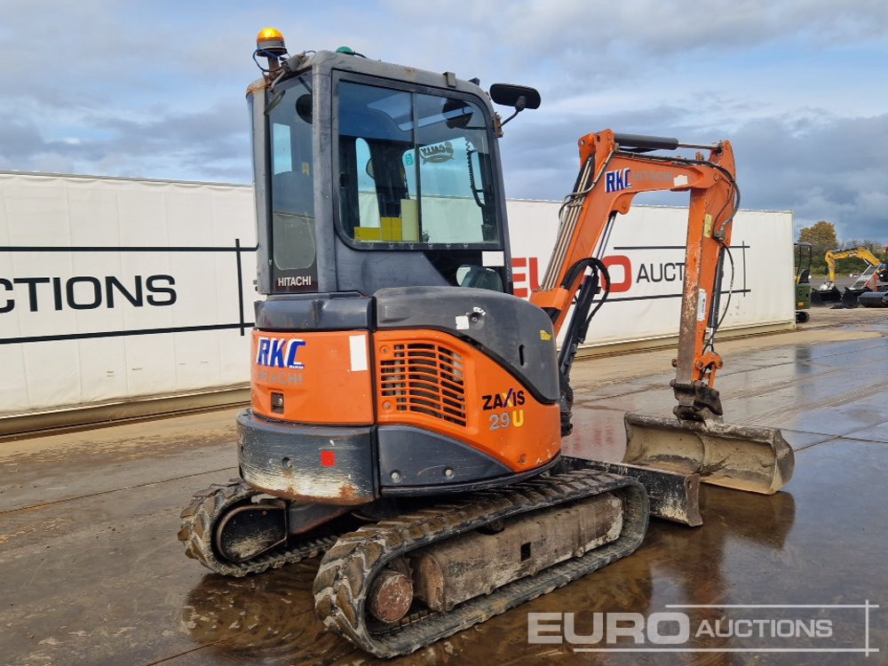 2013 Hitachi ZX29U-3 CLR - Miniekskavator: foto 5 2013 Hitachi ZX29U-3 CLR - Miniekskavator: foto 5