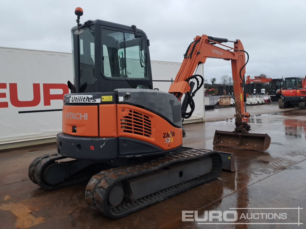 2013 Hitachi ZX52U-3 CLR - Miniekskavator: foto 5 2013 Hitachi ZX52U-3 CLR - Miniekskavator: foto 5