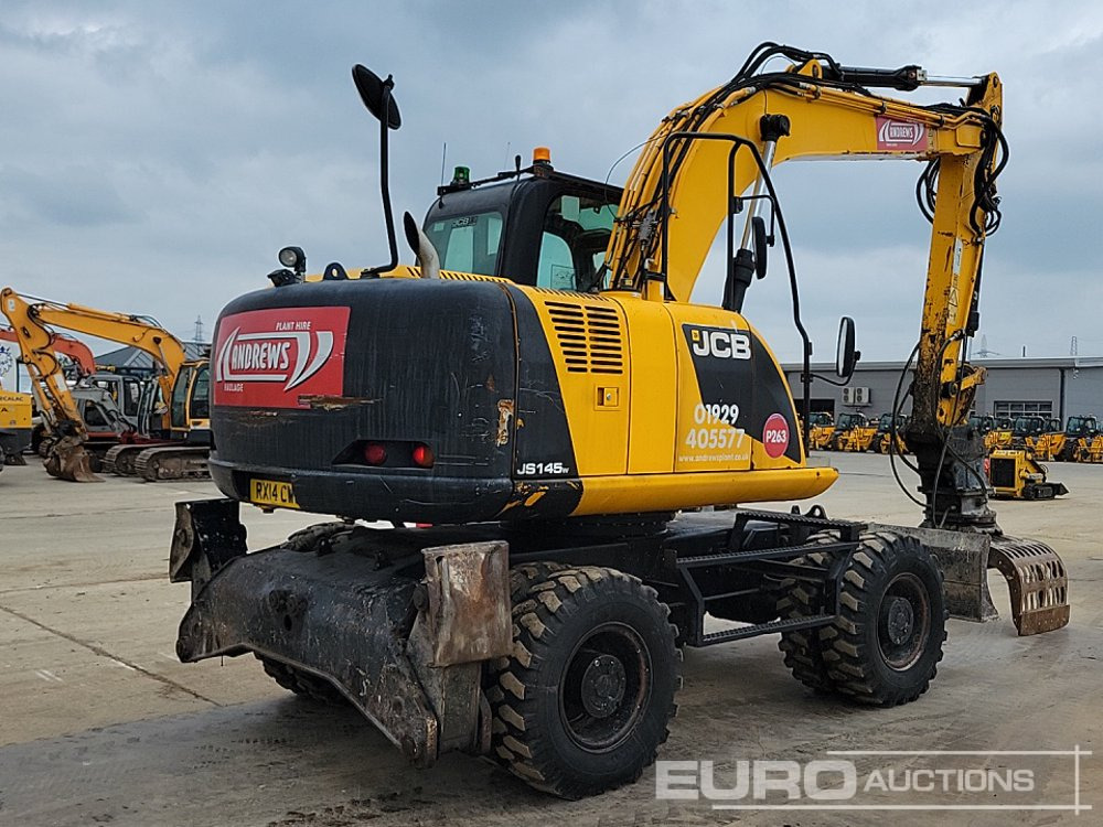 2013 JCB JS145W - Ekskavator me goma: foto 5 2013 JCB JS145W - Ekskavator me goma: foto 5
