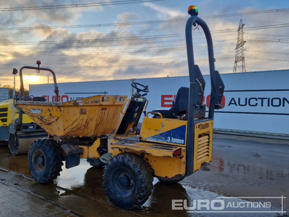 2013 Thwaites 3 Ton Swivel Skip Dumper, Roll Bar - Minshkarkues: foto 3 2013 Thwaites 3 Ton Swivel Skip Dumper, Roll Bar - Minshkarkues: foto 3