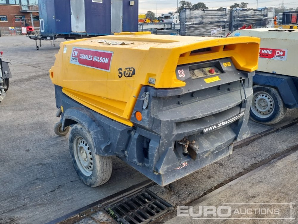2014 Atlas Copco XAS67 - Kompresor ajri: foto 3 2014 Atlas Copco XAS67 - Kompresor ajri: foto 3