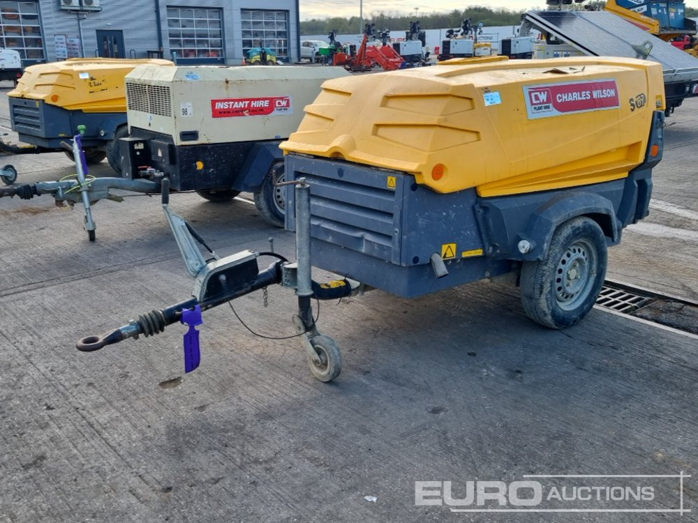 2014 Atlas Copco XAS67 - Kompresor ajri: foto 1 2014 Atlas Copco XAS67 - Kompresor ajri: foto 1