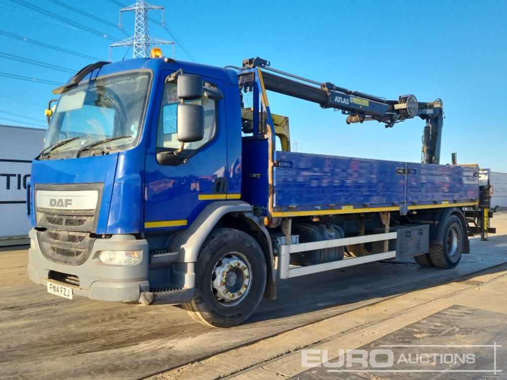 2014 DAF LF220 - Kamion me karroceri të hapur: foto 1 2014 DAF LF220 - Kamion me karroceri të hapur: foto 1