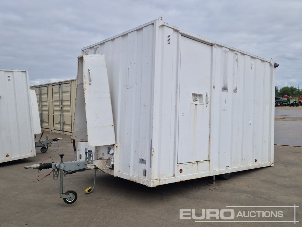 2014 Ground Hog Single Axle Welfare Unit, W/C, 6kVA Generator (Cannot Be Reconsigned) - Kontenier transporti: foto 1 2014 Ground Hog Single Axle Welfare Unit, W/C, 6kVA Generator (Cannot Be Reconsigned) - Kontenier transporti: foto 1