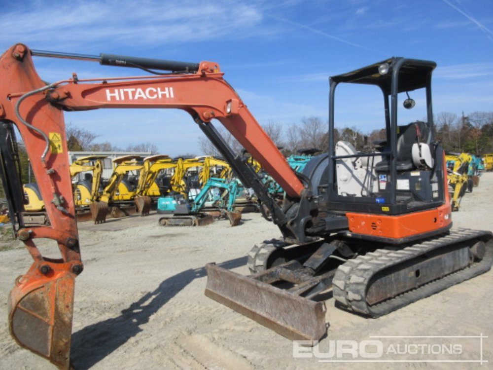2014 Hitachi ZX40U-5A - Miniekskavator: foto 3 2014 Hitachi ZX40U-5A - Miniekskavator: foto 3
