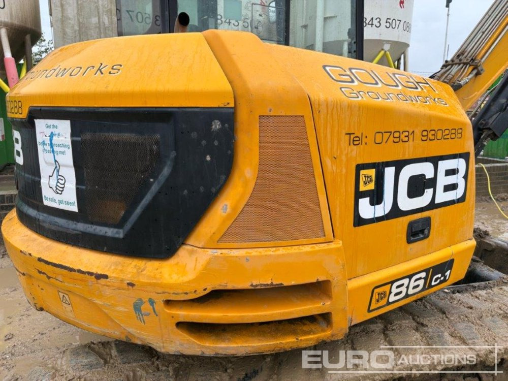 2014 JCB 86C-1 - Miniekskavator: foto 3 2014 JCB 86C-1 - Miniekskavator: foto 3
