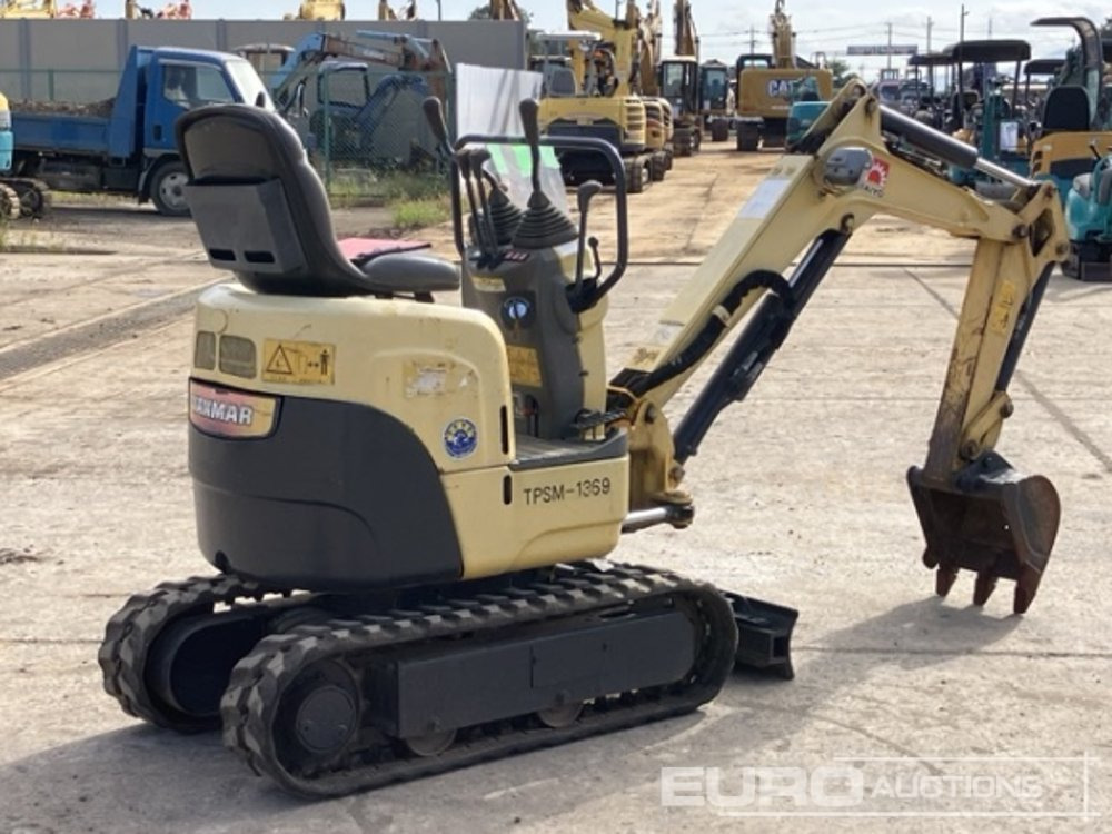 2014 Yanmar SV08-1A (S) - Miniekskavator: foto 3 2014 Yanmar SV08-1A (S) - Miniekskavator: foto 3