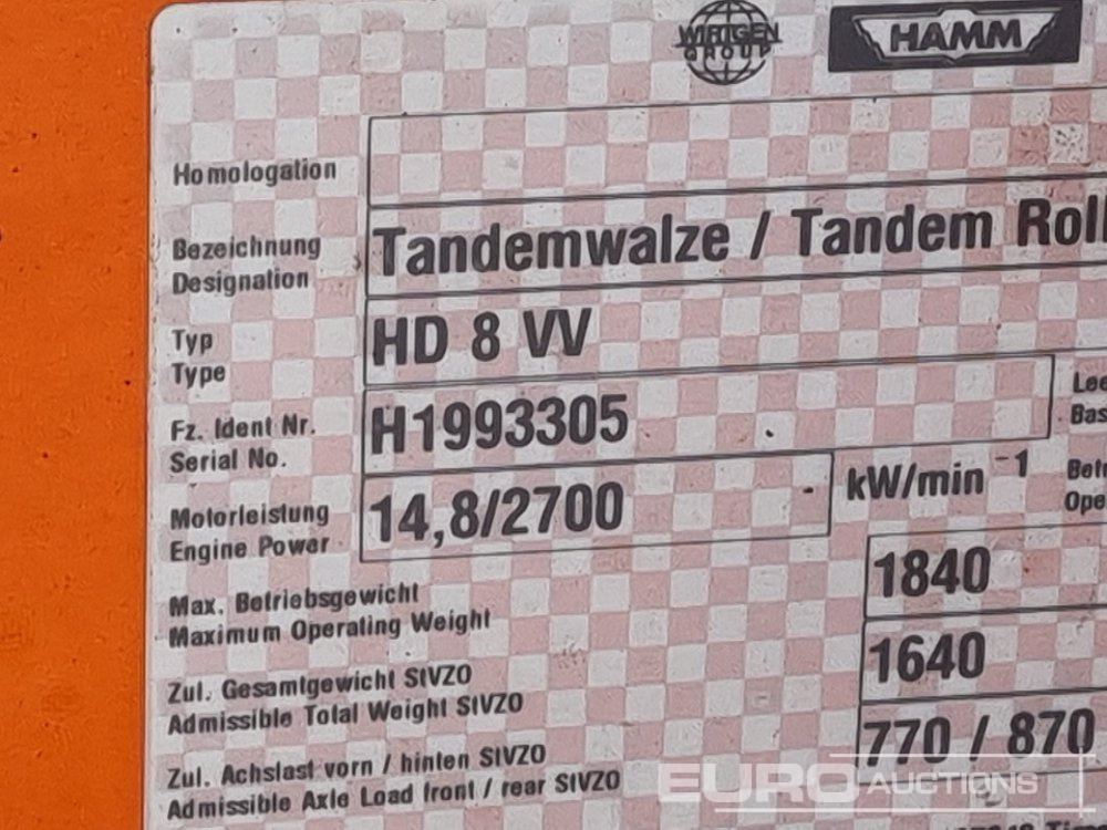 Rul 2015 Hamm HD8VV: foto 33