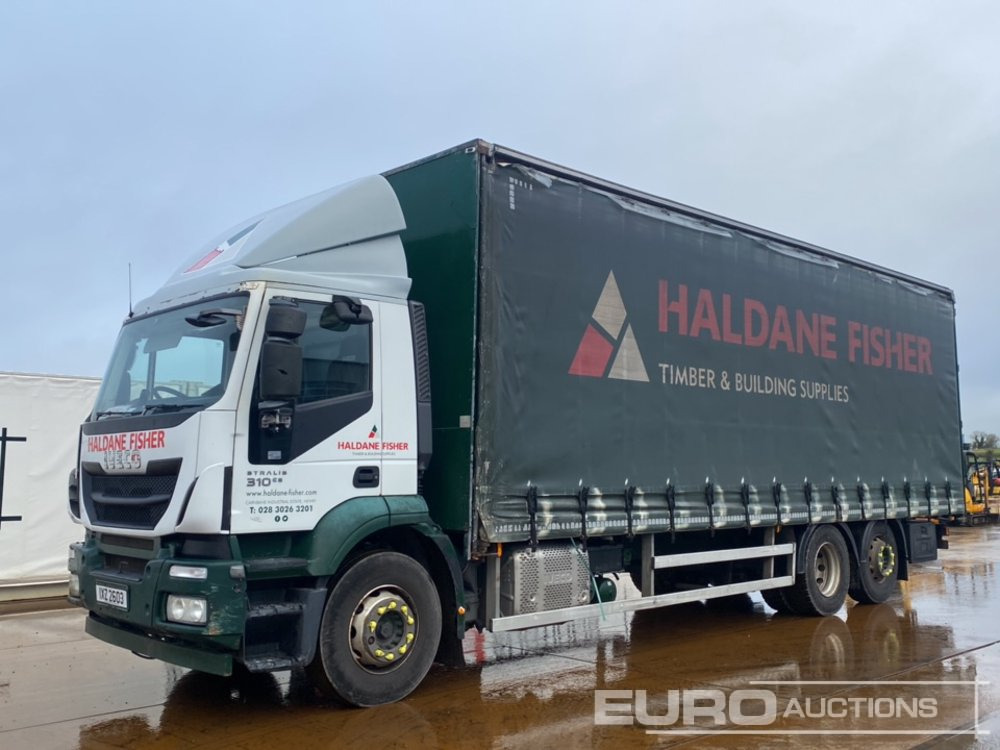 2015 Iveco Stralis 310 - Kamion me tendë: foto 1 2015 Iveco Stralis 310 - Kamion me tendë: foto 1