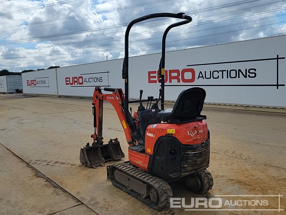 2015 Kubota K008-3 - Miniekskavator: foto 3 2015 Kubota K008-3 - Miniekskavator: foto 3