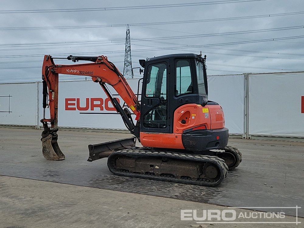 2015 Kubota U55-4 - Miniekskavator: foto 3 2015 Kubota U55-4 - Miniekskavator: foto 3