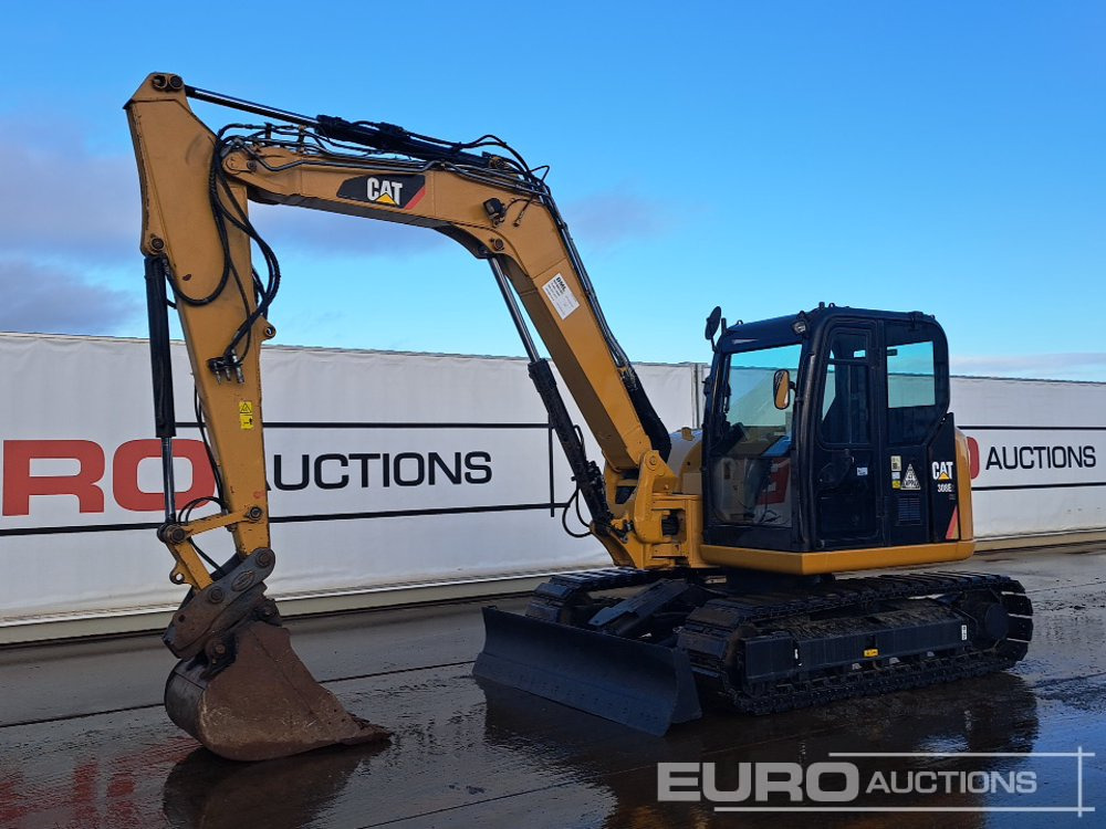 2016 CAT 308E2 CR - Miniekskavator: foto 1 2016 CAT 308E2 CR - Miniekskavator: foto 1
