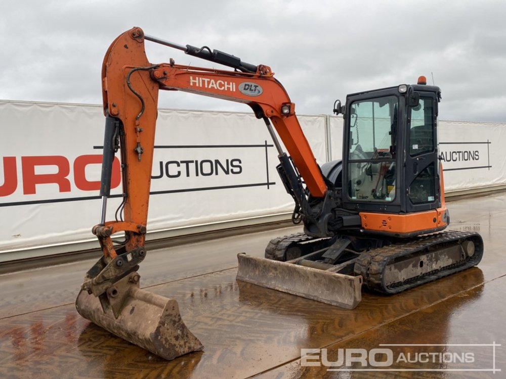 2016 Hitachi ZX55U-5A CLR - Miniekskavator: foto 1 2016 Hitachi ZX55U-5A CLR - Miniekskavator: foto 1