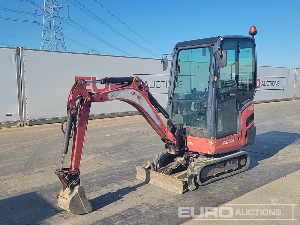 2016 Kubota KX016-4 - Miniekskavator: foto 1 2016 Kubota KX016-4 - Miniekskavator: foto 1