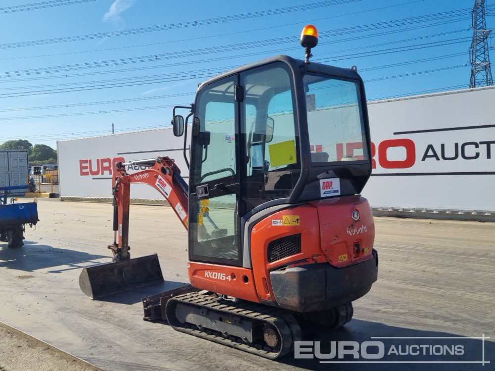 2016 Kubota KX016-4 - Miniekskavator: foto 3 2016 Kubota KX016-4 - Miniekskavator: foto 3