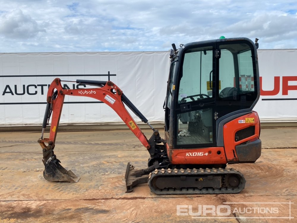 2016 Kubota KX016-4 - Miniekskavator: foto 2 2016 Kubota KX016-4 - Miniekskavator: foto 2