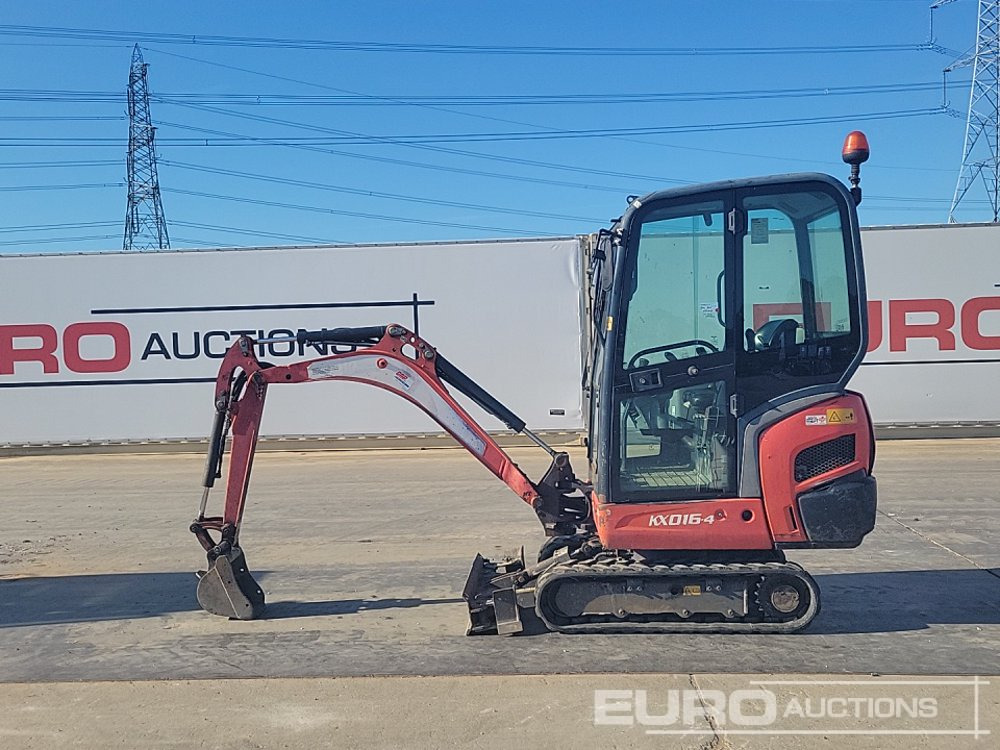 2016 Kubota KX016-4 - Miniekskavator: foto 2 2016 Kubota KX016-4 - Miniekskavator: foto 2