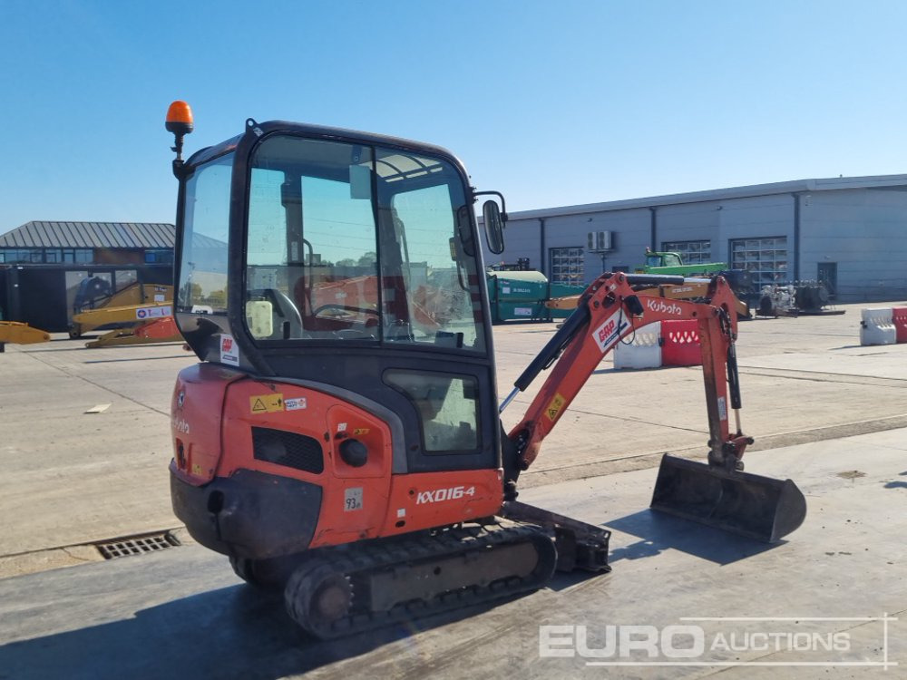 2016 Kubota KX016-4 - Miniekskavator: foto 5 2016 Kubota KX016-4 - Miniekskavator: foto 5