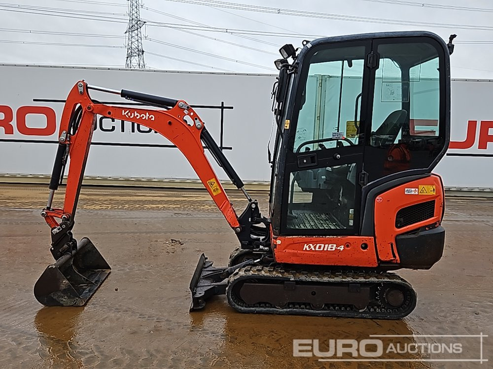 2016 Kubota KX018-4 - Miniekskavator: foto 2 2016 Kubota KX018-4 - Miniekskavator: foto 2