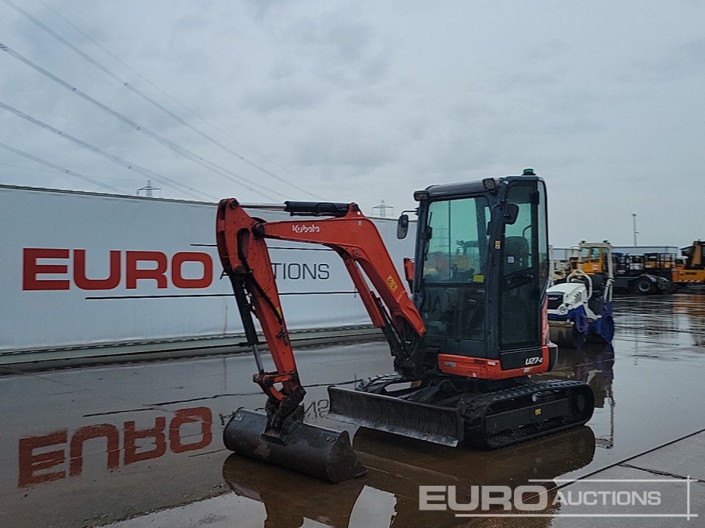 2016 Kubota U27-4 - Miniekskavator: foto 1 2016 Kubota U27-4 - Miniekskavator: foto 1