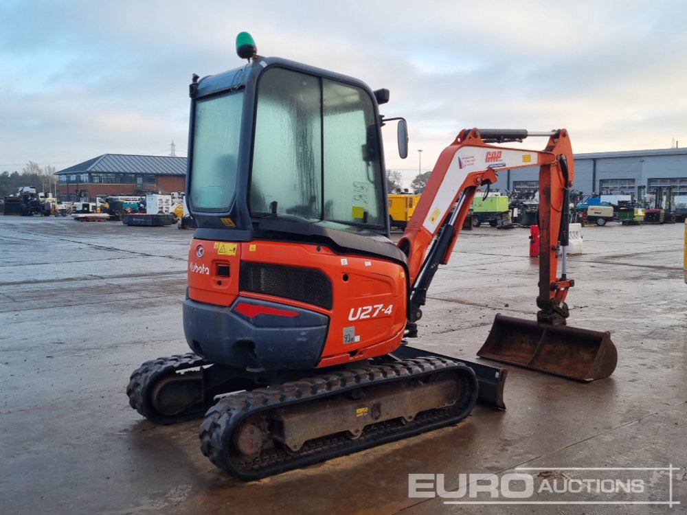 2016 Kubota U27-4 - Miniekskavator: foto 5 2016 Kubota U27-4 - Miniekskavator: foto 5