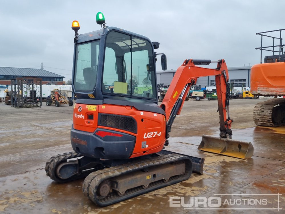 2016 Kubota U27-4 - Miniekskavator: foto 5 2016 Kubota U27-4 - Miniekskavator: foto 5