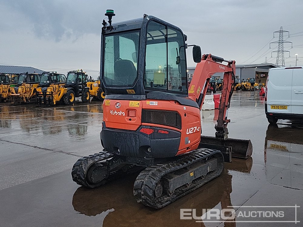 2016 Kubota U27-4 - Miniekskavator: foto 5 2016 Kubota U27-4 - Miniekskavator: foto 5