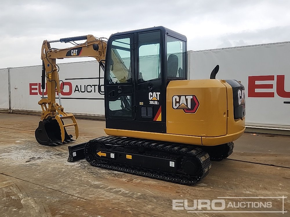 2017 CAT 305.5E2 - Miniekskavator: foto 3 2017 CAT 305.5E2 - Miniekskavator: foto 3