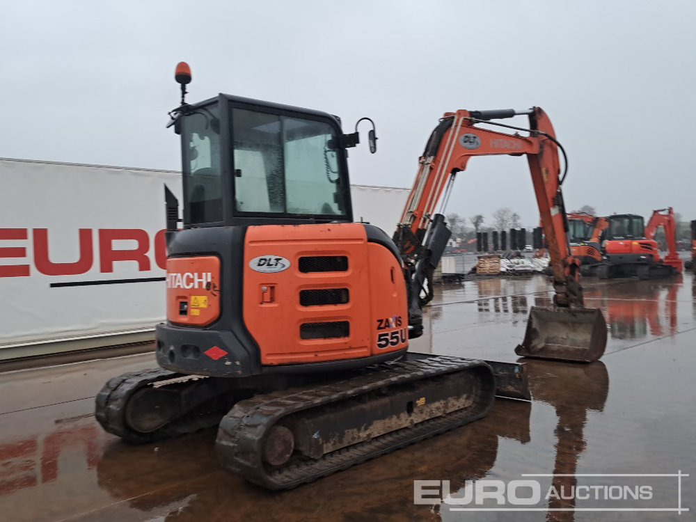2017 Hitachi ZX55U-5A CLR - Miniekskavator: foto 5 2017 Hitachi ZX55U-5A CLR - Miniekskavator: foto 5
