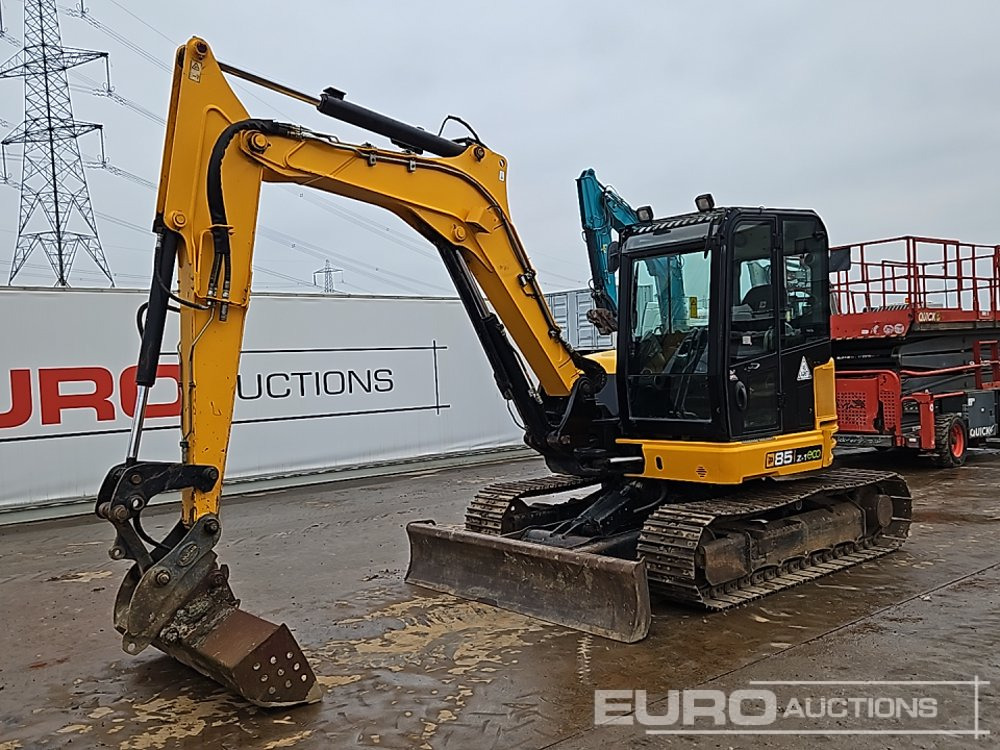 2017 JCB 85Z-1 - Miniekskavator: foto 1 2017 JCB 85Z-1 - Miniekskavator: foto 1