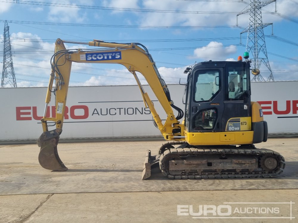 2017 Komatsu PC80MR-3 - Miniekskavator: foto 2 2017 Komatsu PC80MR-3 - Miniekskavator: foto 2