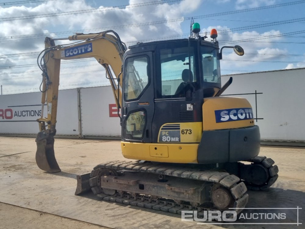 2017 Komatsu PC80MR-3 - Miniekskavator: foto 3 2017 Komatsu PC80MR-3 - Miniekskavator: foto 3