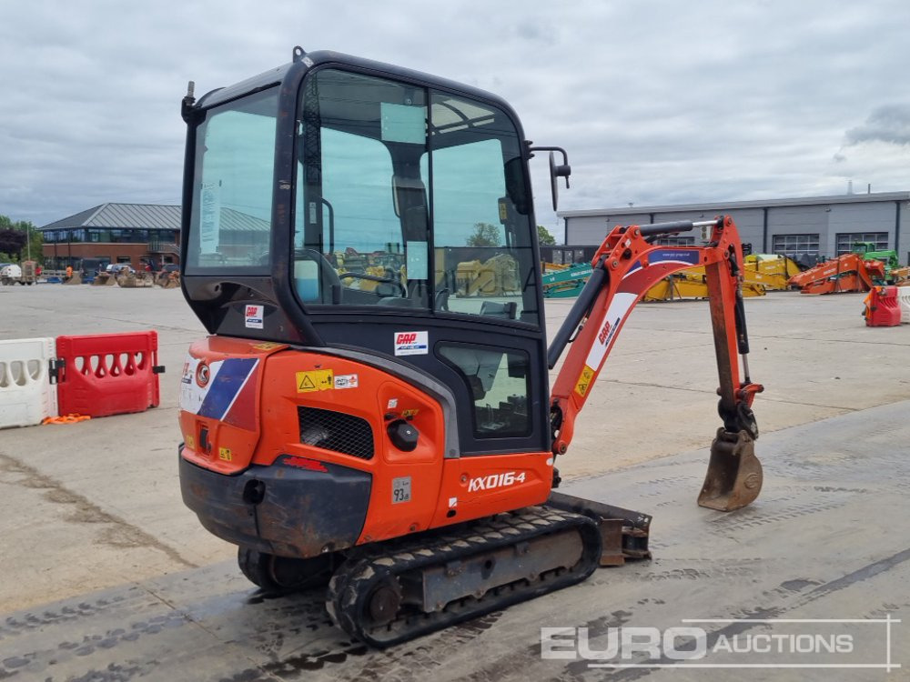 2017 Kubota KX016-4 - Miniekskavator: foto 5 2017 Kubota KX016-4 - Miniekskavator: foto 5