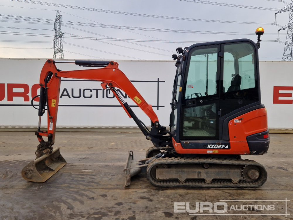 2017 Kubota KX027-4 - Miniekskavator: foto 2 2017 Kubota KX027-4 - Miniekskavator: foto 2